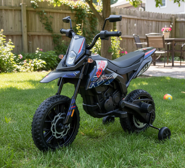 Aprilia 12V Kids Ride On Motorcycle for Age 3 to 8