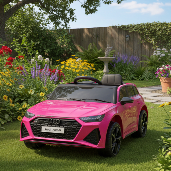 2026 Audi RS6 12V DELUXE Kids Ride On Car with Remote Control