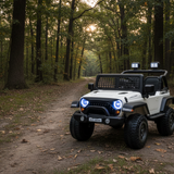 2026 Rugged Jeep Style 12V Kids Ride On Car with Remote Control