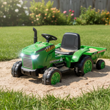 Tractor 12V Kids Ride On Car with Remote Control