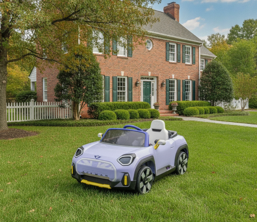 2026 Mini Aceman 12V Kids Ride On Car with Remote Control