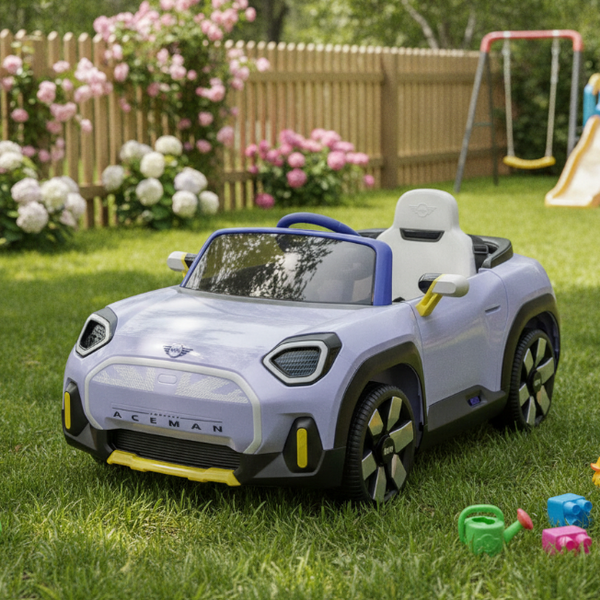 2026 Mini Aceman 12V Kids Ride On Car with Remote Control