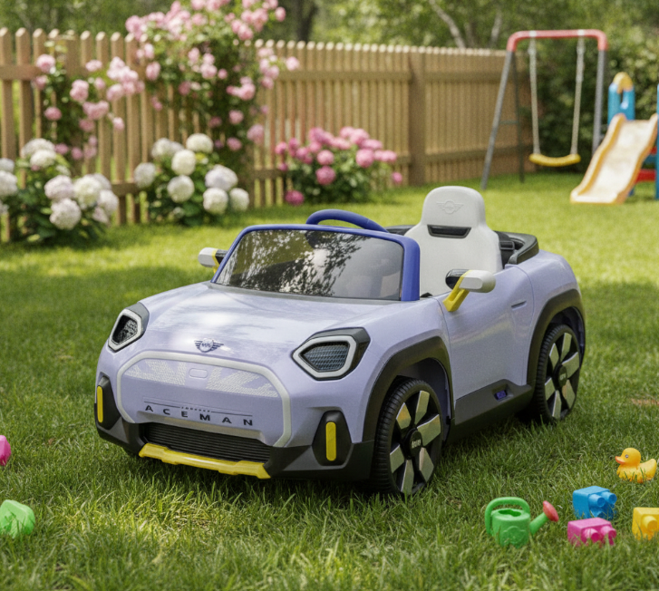 2026 Mini Aceman 12V Kids Ride On Car with Remote Control