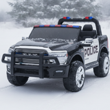 2026 Dodge Ram 3500 XXL Police Edition 24v 2 Seater 4X4 Kids Ride On Car with Remote Control