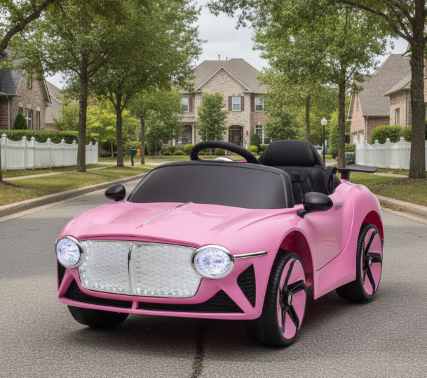 2026 Bentley Style 12V Kids Ride On Car with Remote Control