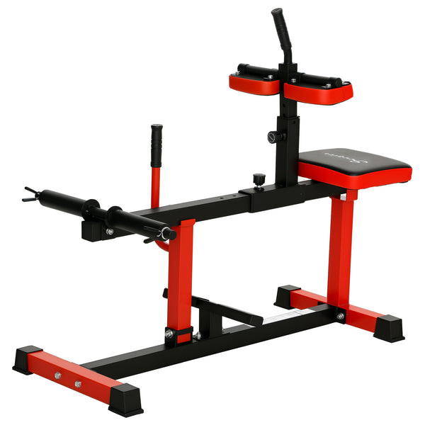 Soozier Adjustable Steel Seated Calf Raise Exercise Strength Training Gym Equipment