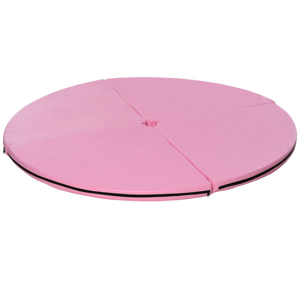 Soozier Pole Dance Mat, 2"T x 5'W Folding Pole Crash Mat for Home, Lightweight and Foldable