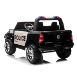 2026 Dodge Ram 3500 XXL Police Edition 24v 2 Seater 4X4 Kids Ride On Car with Remote Control