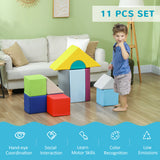 Soozier 11-Piece Kids Crawl and Climb Activity Play Set for Climbing, Crawling, Sliding, Multicolored