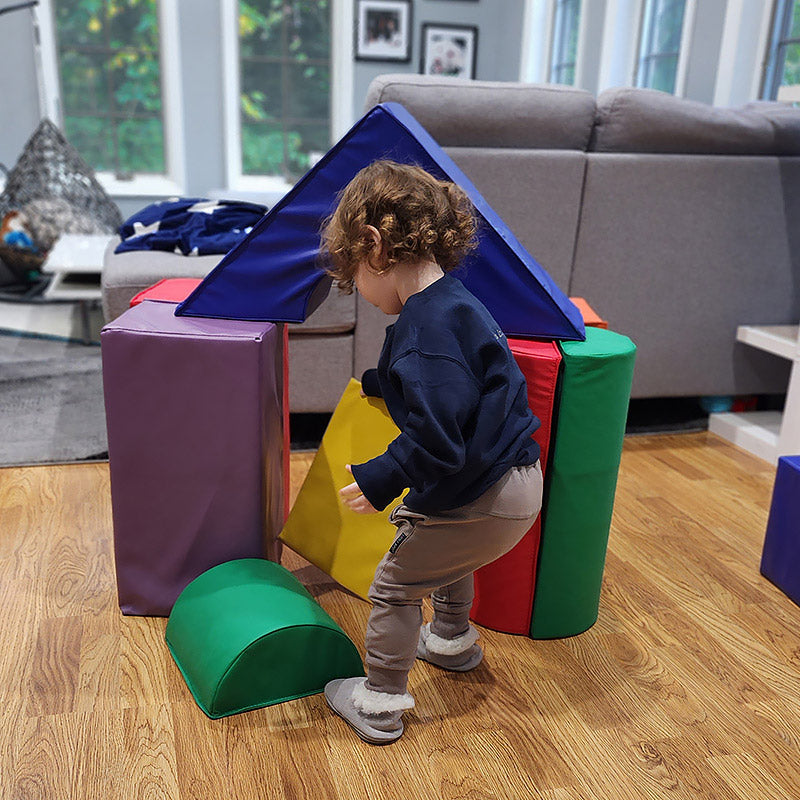 Soozier 11-Piece Kids Crawl and Climb Activity Play Set for Climbing, Crawling, Sliding, Assorted