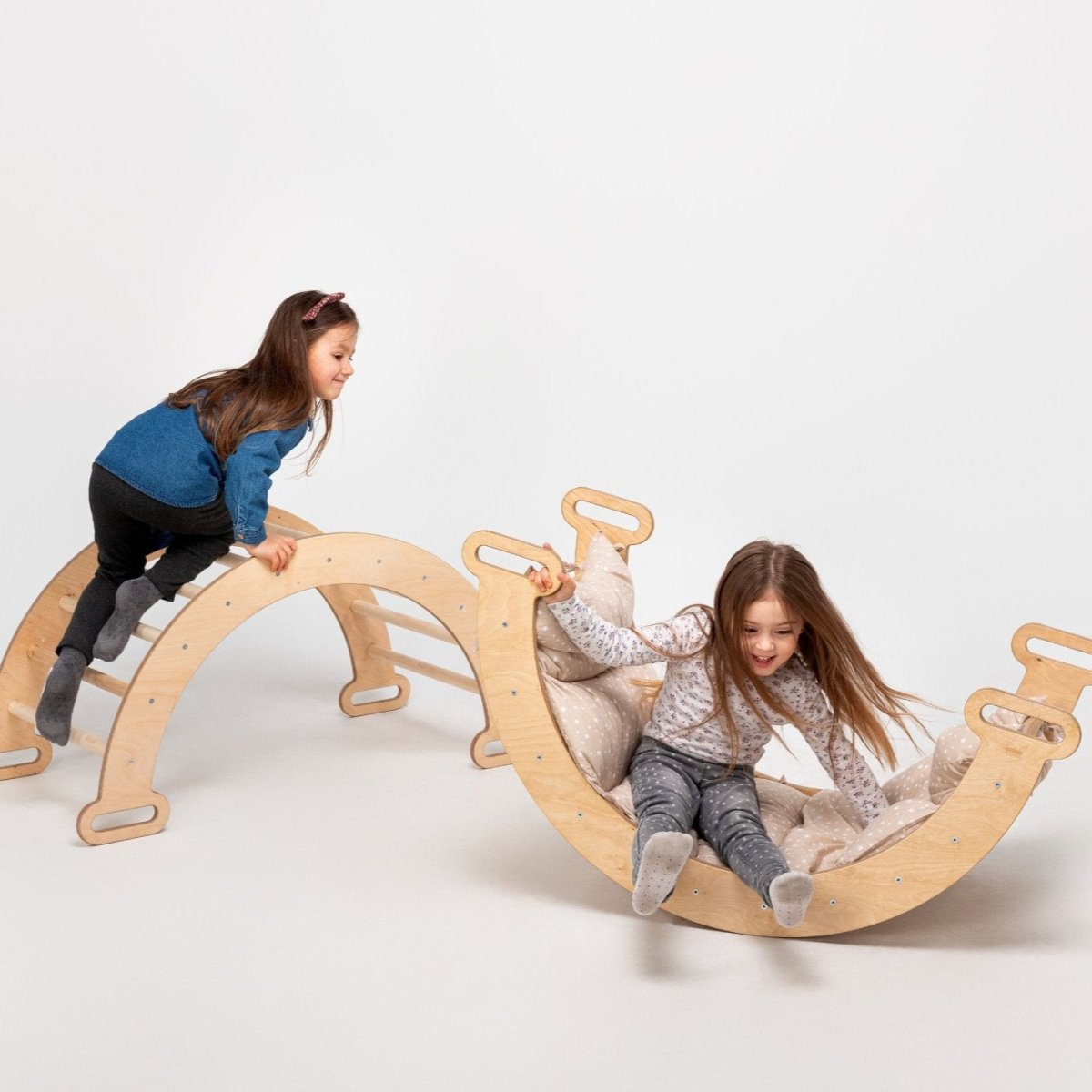 Cushion for Climbing Arch & Rocker Balance – Beige (Cushion Only) - SKU: C-CUSHBGE-CA