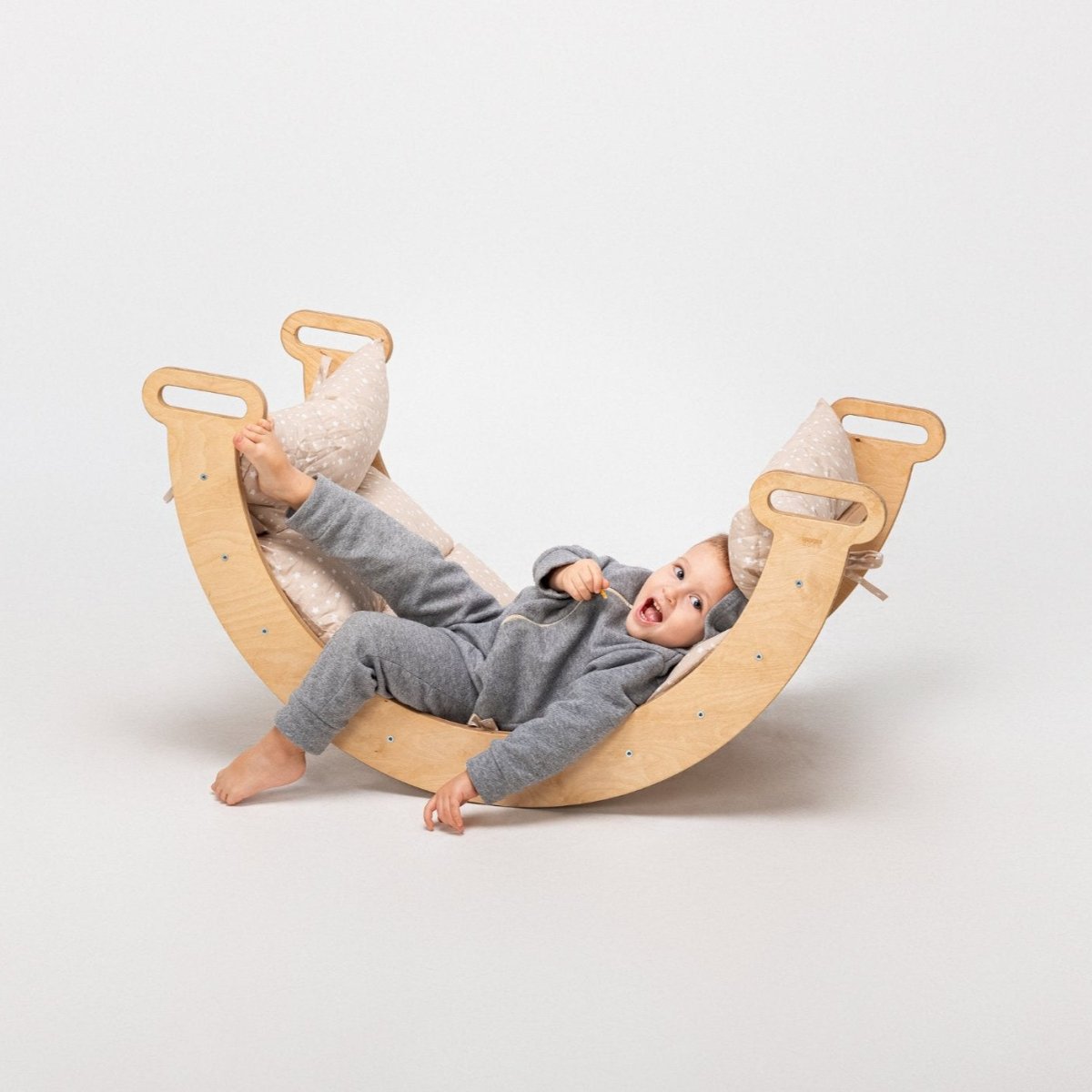 Cushion for Climbing Arch & Rocker Balance – Beige (Cushion Only) - SKU: C-CUSHBGE-CA
