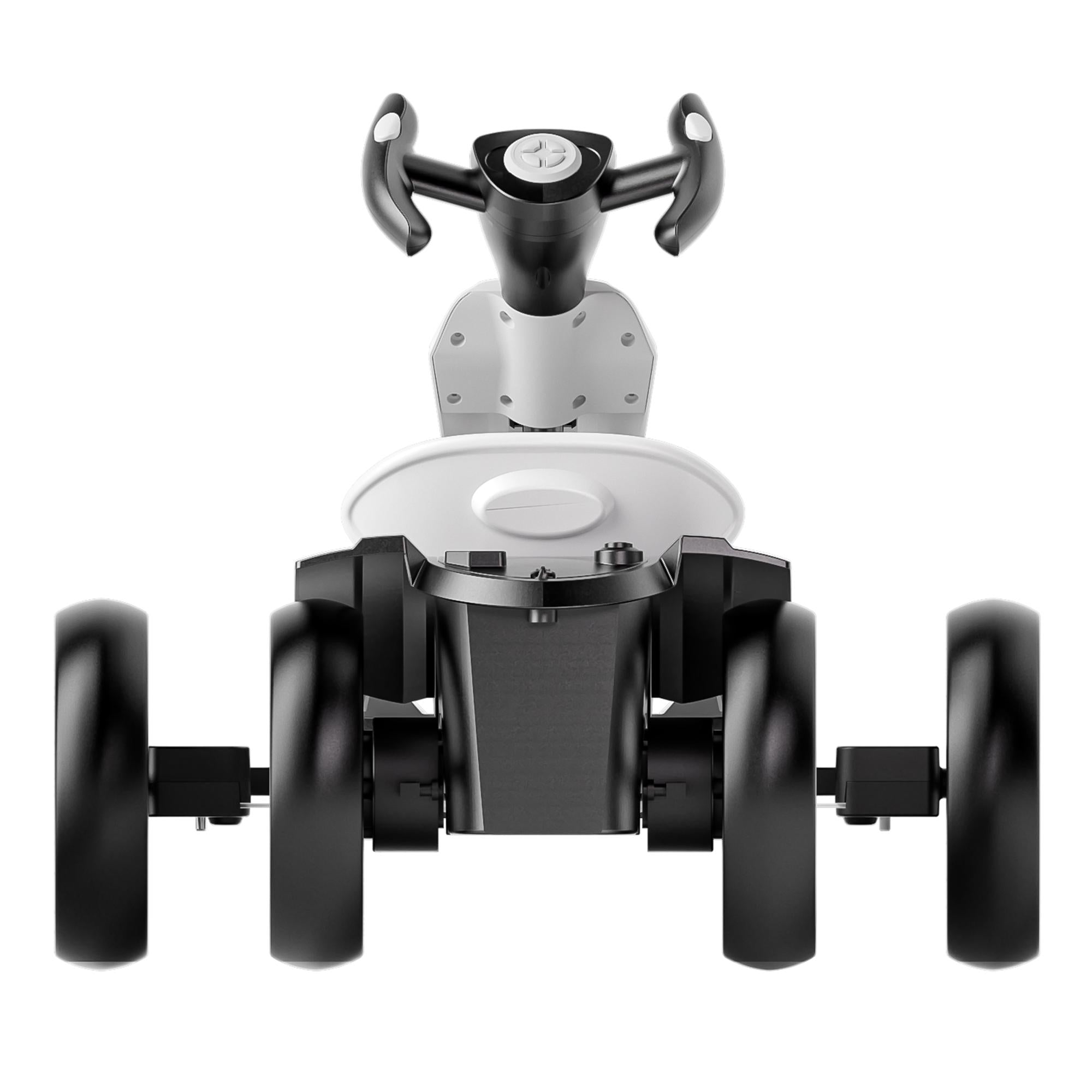 12V Electric Pedal Go-Kart for Kids with Adjustable High-Back Seat, Ride-On Truck with Music/Flashing Lights, 38\'\' L x 22.5\'\' W x 19.5\'\' H, White