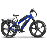 EMMO E-Wild Dual Electric Bike Fat Tire Adults – UL Certified 26\\" All Terrain Ebike – LED Lights, Color Display