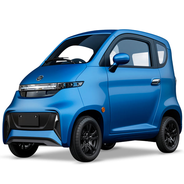 Ecolo Cycle ET4 Cruise Connect Fully Enclosed Mobility Scooter Adults - Health Canada Approved - A/C & Heat - Handlebar - ET4 CRUISE CONNECT WITH A/C (HANDLEBAR)