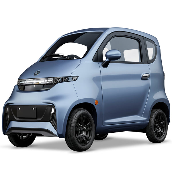 Ecolo Cycle ET4 Cruise Connect Fully Enclosed Mobility Scooter Adults - Health Canada Approved - Heat - Handlebar - ET4 CRUISE CONNECT WITHOUT A/C (HANDLEBAR)