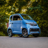 Ecolo Cycle ET4 Cruise Connect Fully Enclosed Mobility Scooter Adults - Health Canada Approved - Heat - Handlebar - ET4 CRUISE CONNECT WITHOUT A/C (HANDLEBAR)