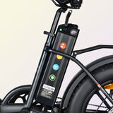 EMMO E-Mini Pro Folding Electric Bike - Fat Tire - Step Thru - UL Certified 750W - Hydraulic Brakes