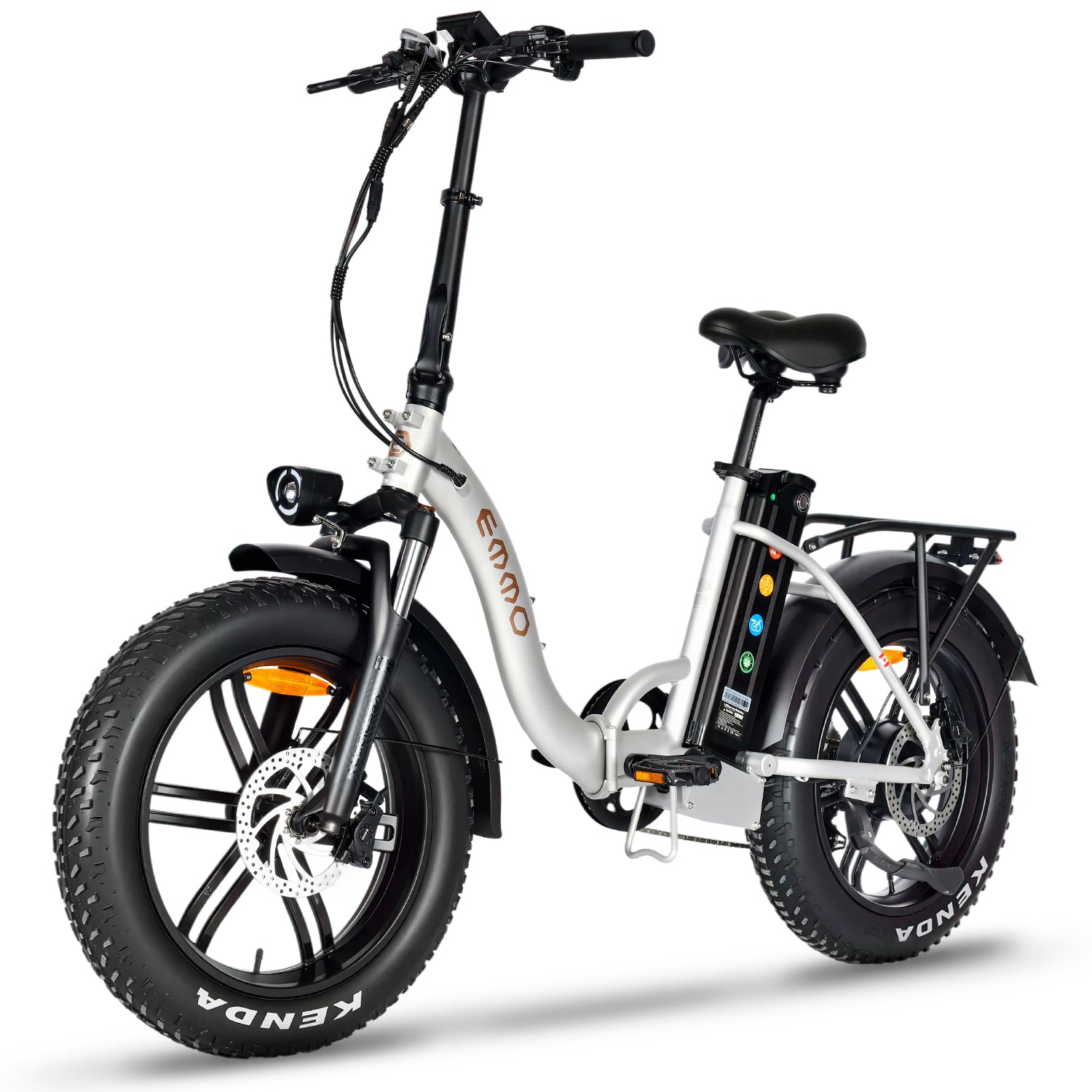 EMMO E-Mini Pro Folding Electric Bike - Fat Tire - Step Thru - UL Certified 750W - Hydraulic Brakes - SKU: EMINI_PRO_CW_48156