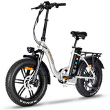 EMMO E-Mini Pro Folding Electric Bike - Fat Tire - Step Thru - UL Certified 750W - Hydraulic Brakes