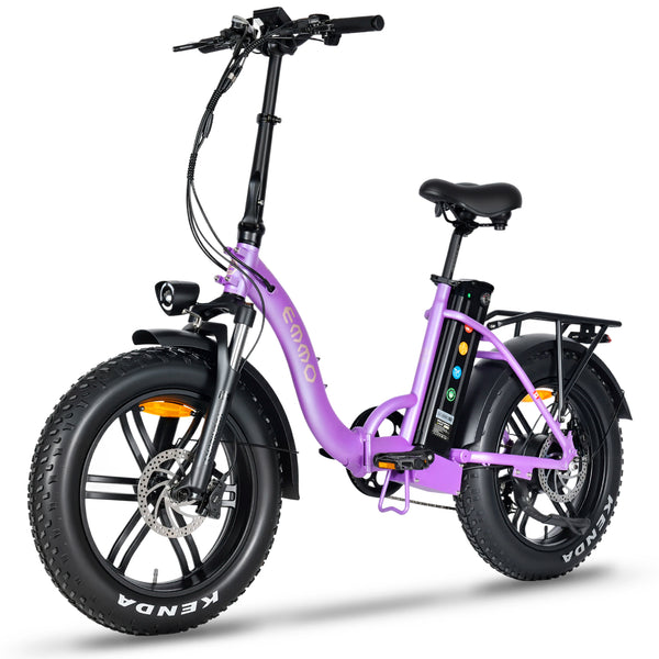 EMMO E-Mini Pro Folding Electric Bike - Fat Tire - Step Thru - UL Certified 750W - Hydraulic Brakes