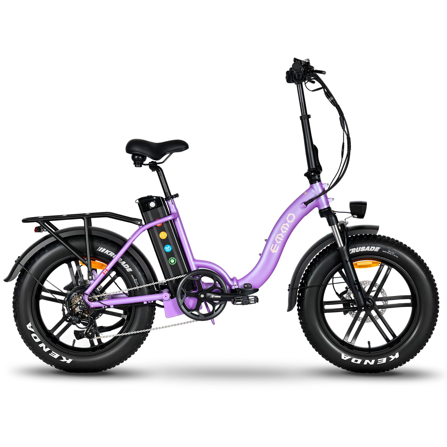 EMMO E-Mini Pro Folding Electric Bike - Fat Tire - Step Thru - UL Certified 750W - Hydraulic Brakes