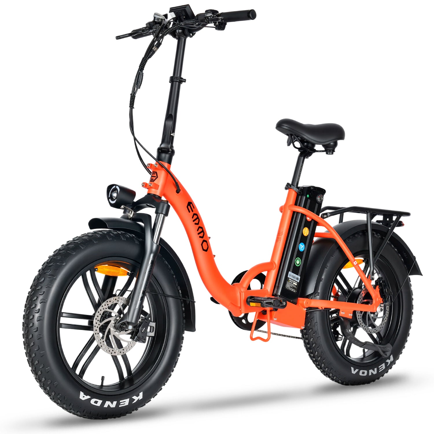 EMMO E-Mini Pro Folding Electric Bike - Fat Tire - Step Thru - UL Certified 750W - Hydraulic Brakes - SKU: EMINI_PRO_CW_48156