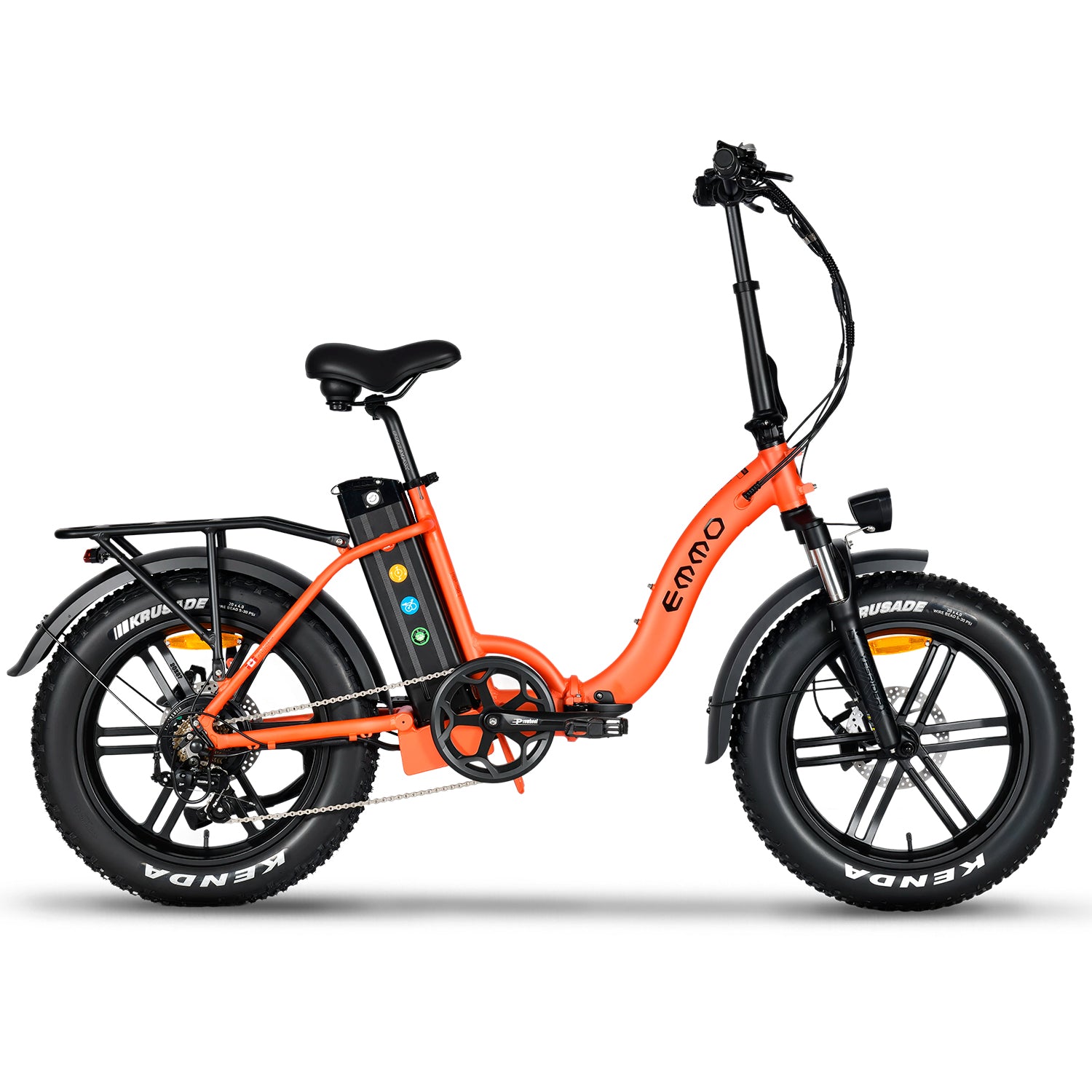 EMMO E-Mini Pro Folding Electric Bike - Fat Tire - Step Thru - UL Certified 750W - Hydraulic Brakes