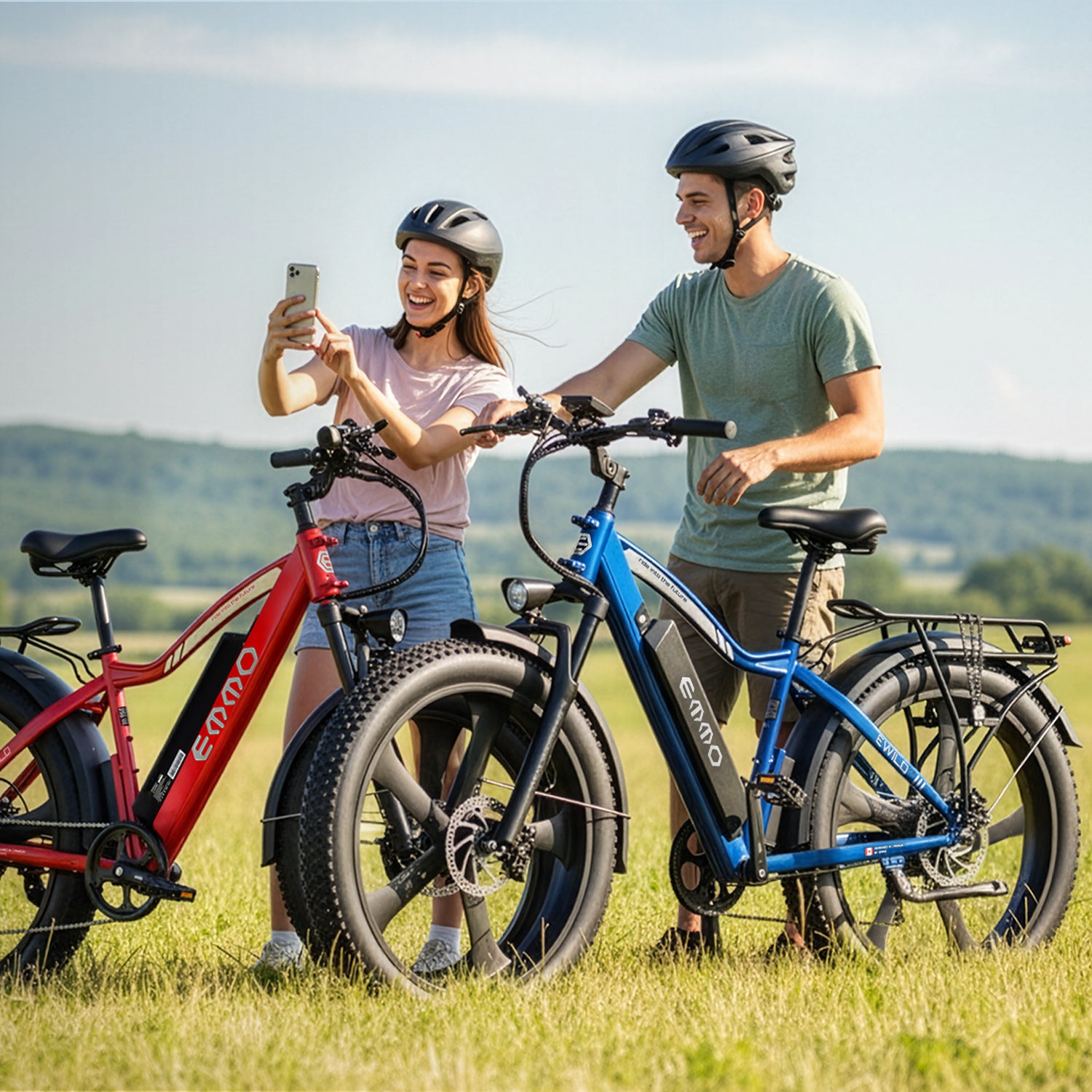 EMMO E-Wild Pro Electric Bike Fat Tire 750W 48V - Hydraulic Brakes, All-Terrain Performance