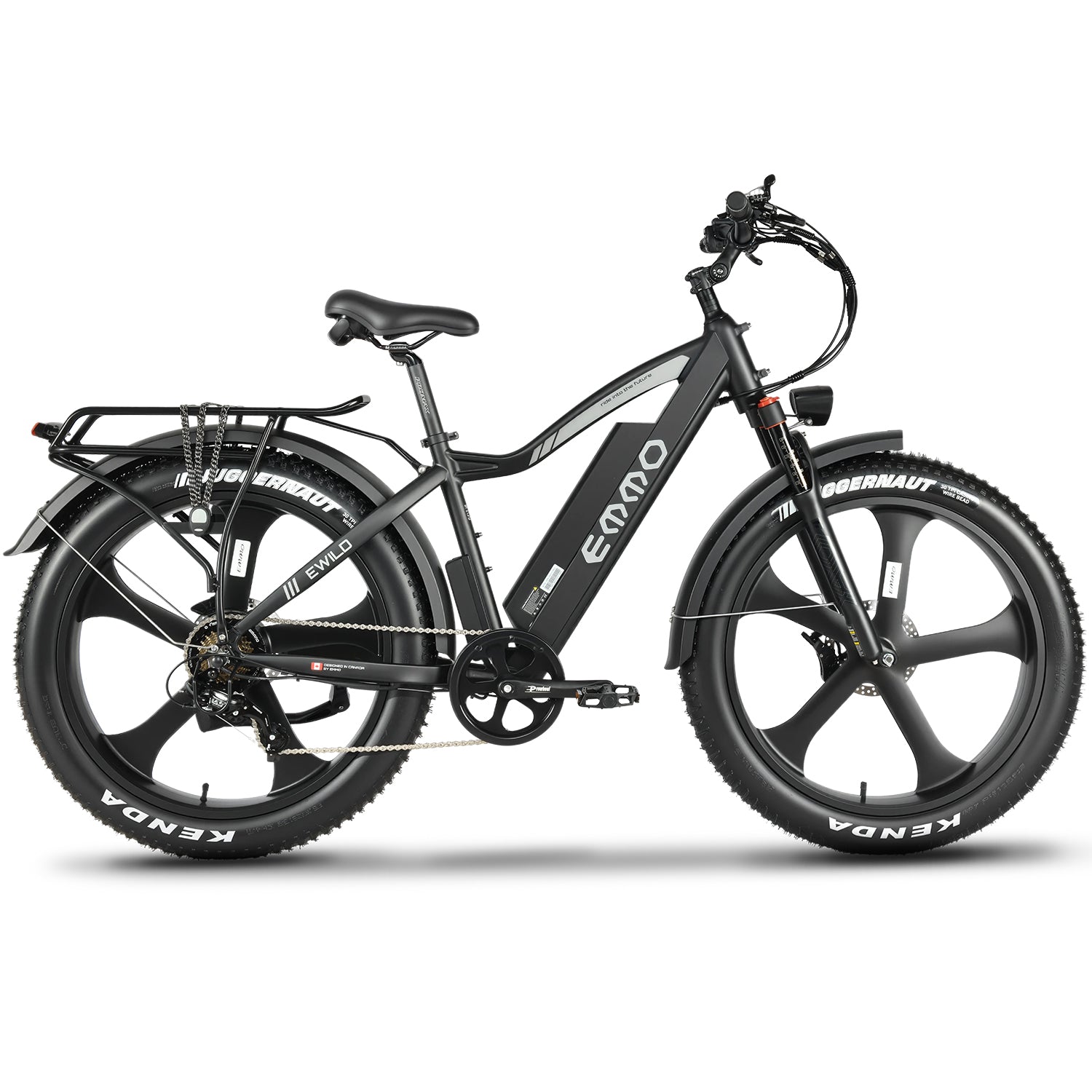 EMMO E-Wild Pro Electric Bike Fat Tire 750W 48V - Hydraulic Brakes, All-Terrain Performance
