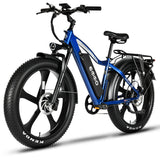EMMO E-Wild Pro Electric Bike Fat Tire 750W 48V - Hydraulic Brakes, All-Terrain Performance