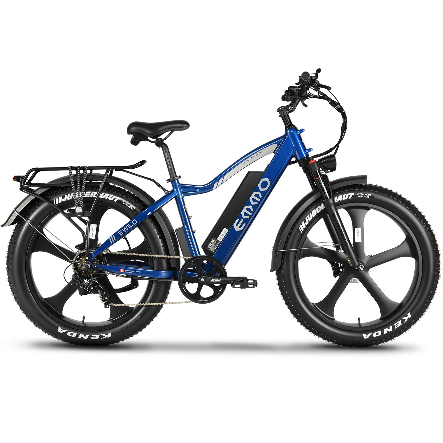 EMMO E-Wild Pro Electric Bike Fat Tire 750W 48V - Hydraulic Brakes, All-Terrain Performance