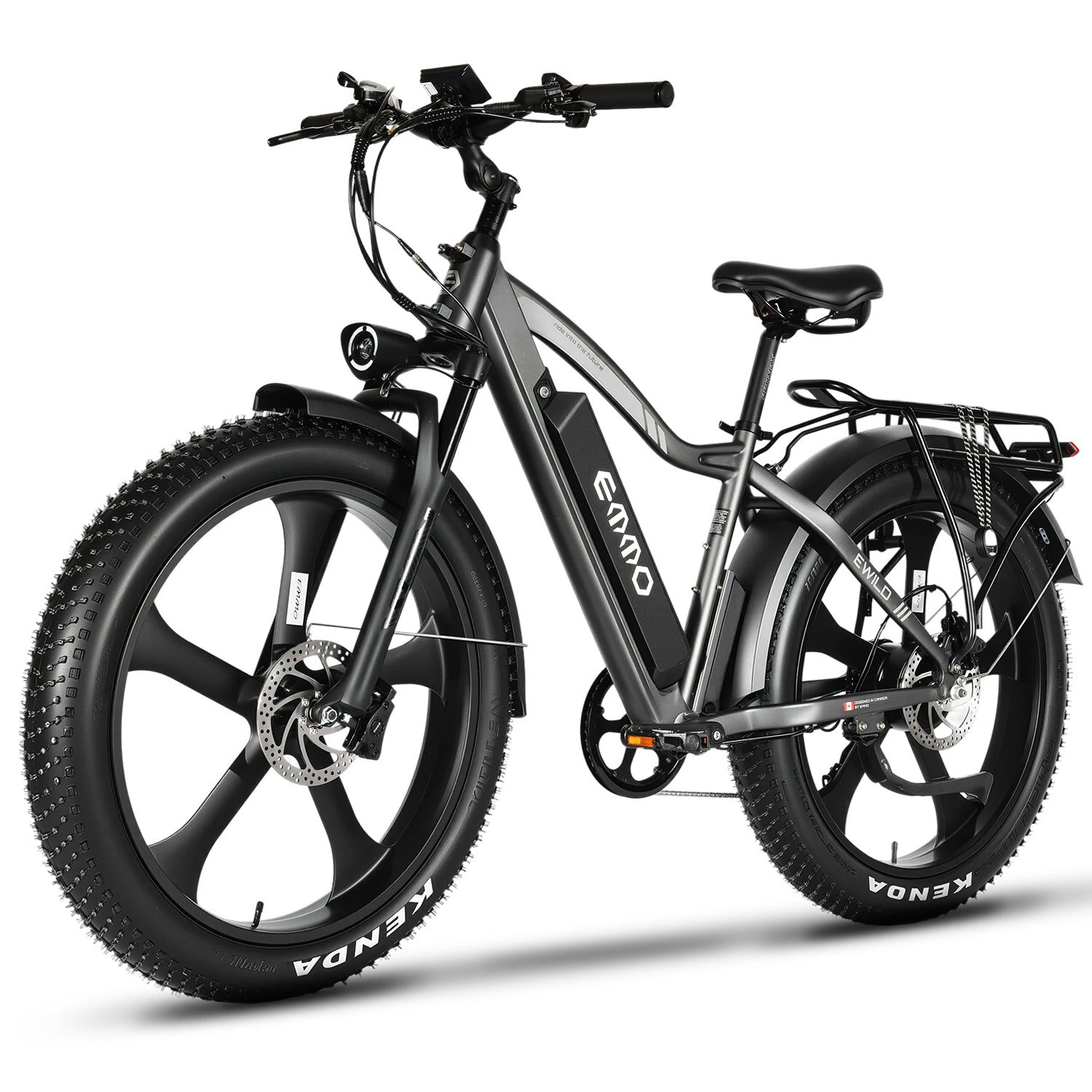 EMMO E-Wild Pro Electric Bike Fat Tire 750W 48V - Hydraulic Brakes, All-Terrain Performance - SKU: EP_BLUE_48156