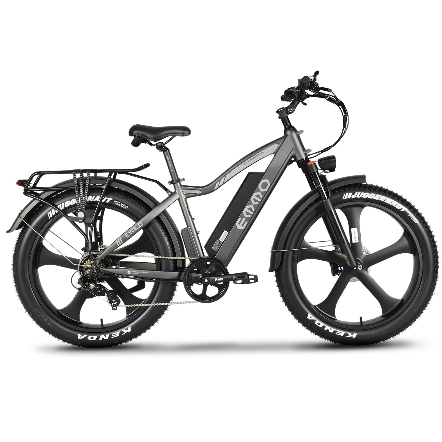 EMMO E-Wild Pro Electric Bike Fat Tire 750W 48V - Hydraulic Brakes, All-Terrain Performance