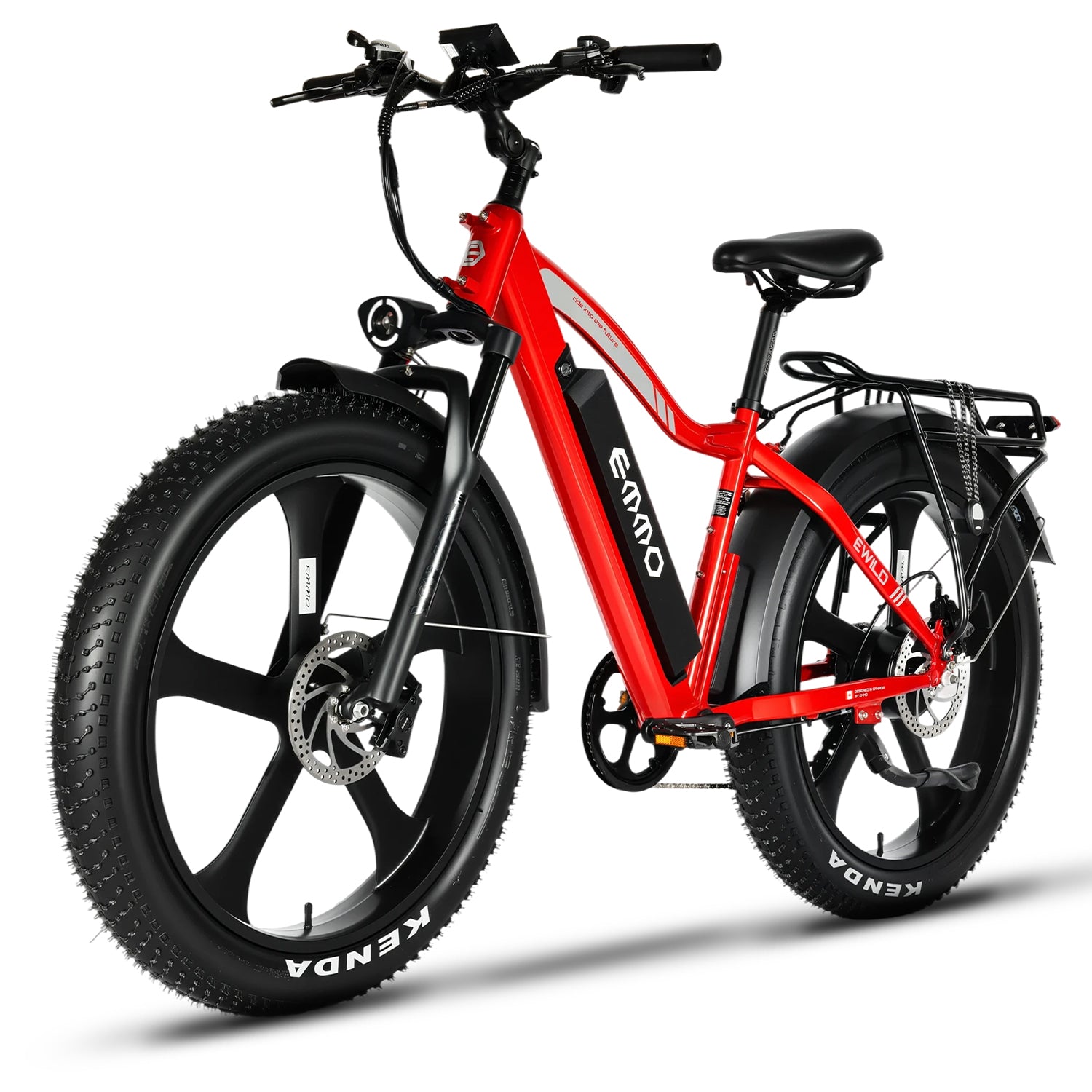 EMMO E-Wild Pro Electric Bike Fat Tire 750W 48V - Hydraulic Brakes, All-Terrain Performance - SKU: EP_BLUE_48156