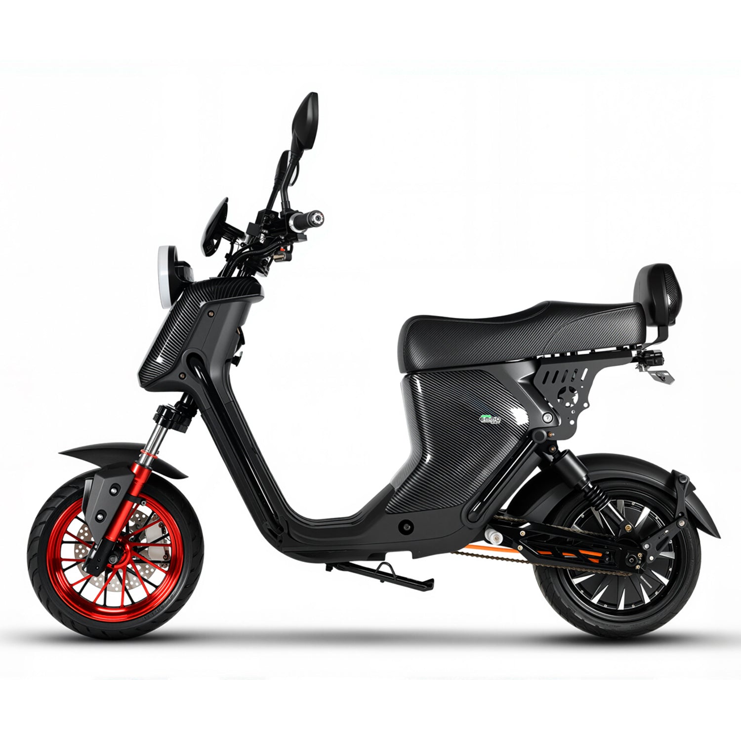 EMMO Maknak - Scooter Electric bike - Step Thru - Removable 72V Lithium Battery - Customisable Rim & Storage - Hydraulic Brakes