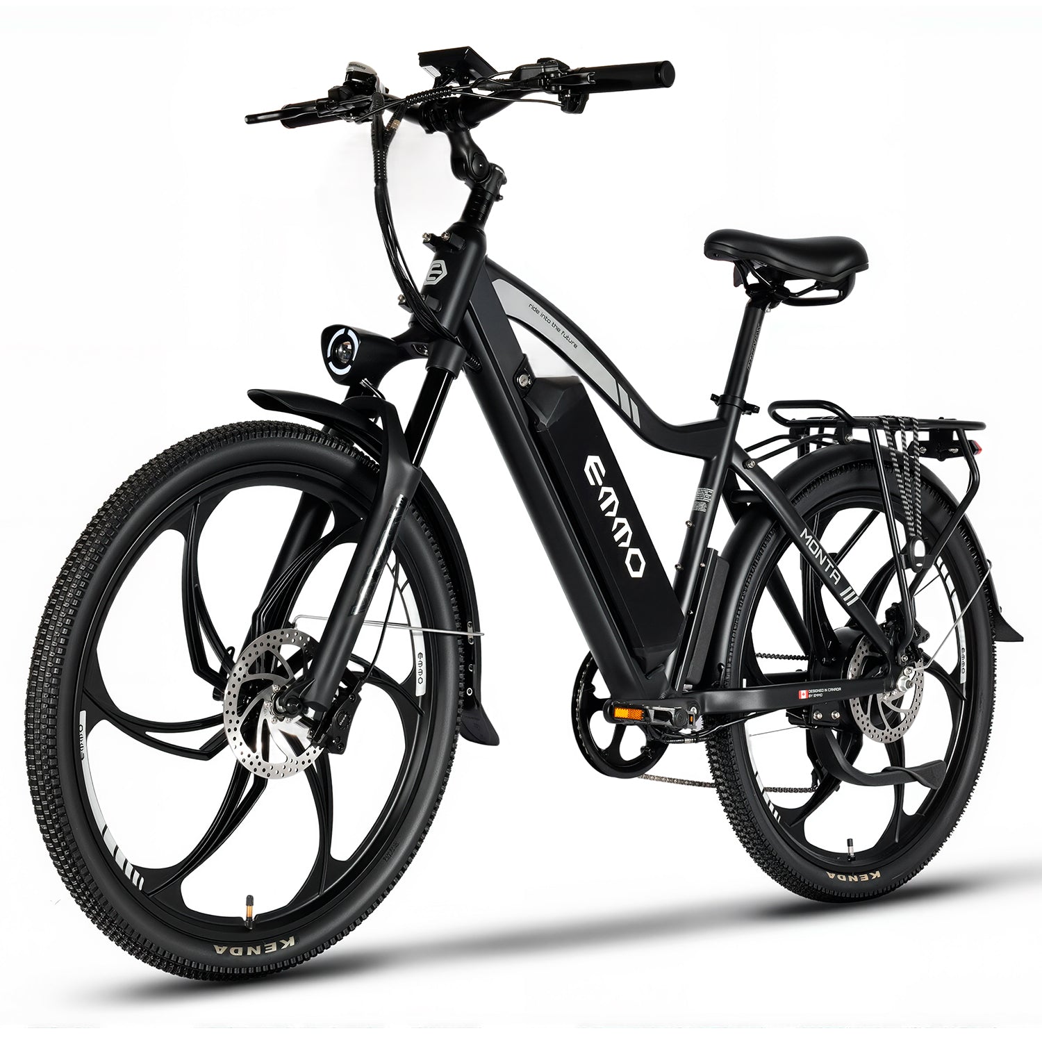 EMMO Monta Pro Electric Bike for Adults - 48V UL Certified 26" Mountain Commuter Ebike- Hydraulic Brakes, Color Display - SKU: MP_BLUE_48156