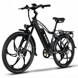 EMMO Monta Pro Electric Bike for Adults - 48V UL Certified 26" Mountain Commuter Ebike- Hydraulic Brakes, Color Display