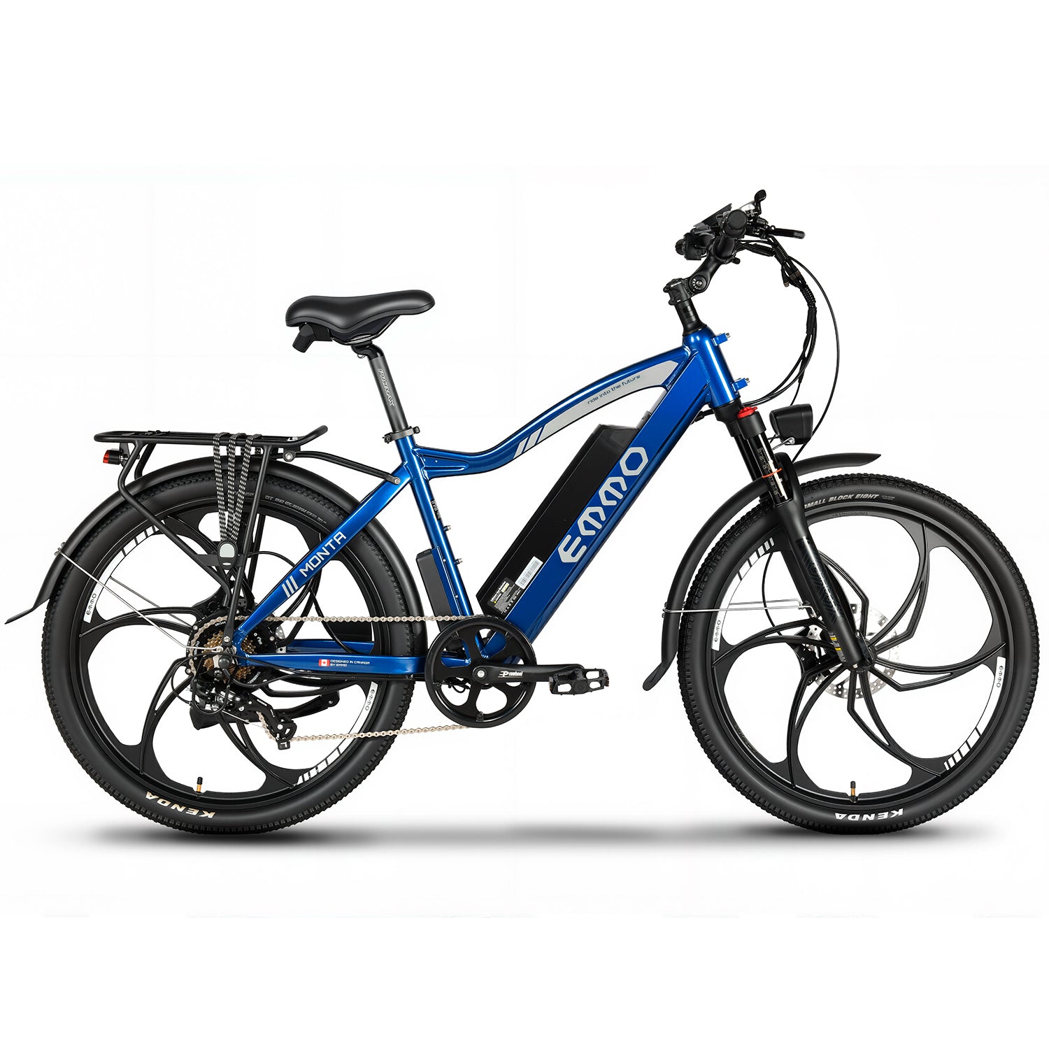 EMMO Monta Pro Electric Bike for Adults - 48V UL Certified 26\\" Mountain Commuter Ebike- Hydraulic Brakes, Color Display