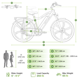 EMMO Monta Pro Electric Bike for Adults - 48V UL Certified 26\\" Mountain Commuter Ebike- Hydraulic Brakes, Color Display