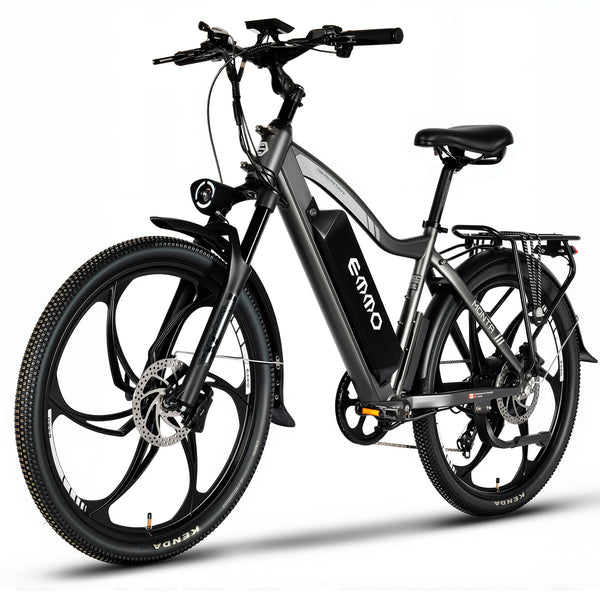 EMMO Monta Pro Electric Bike for Adults - 48V UL Certified 26" Mountain Commuter Ebike- Hydraulic Brakes, Color Display