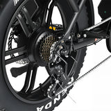 EMMO Paralo Pro Moped Style Fat Tire EBike for Two - Electric Scooter Bicycle 750W UL Certified- LED Turn Signals