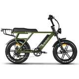 EMMO Paralo Pro Moped Style Fat Tire EBike for Two - Electric Scooter Bicycle 750W UL Certified- LED Turn Signals