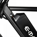 EMMO Paralo Pro Moped Style Fat Tire EBike for Two - Electric Scooter Bicycle 750W UL Certified- LED Turn Signals