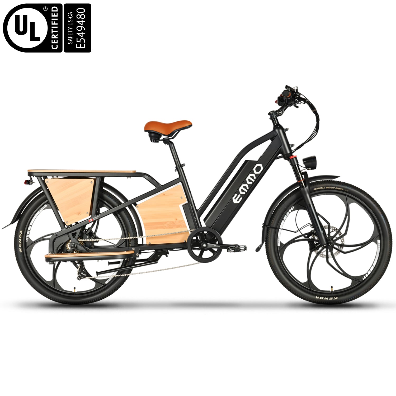 EMMO Ehaul Pro Cargo Electric Bike Adults - Step Thru - 750W - Rear Cargo Seat - UL Certified