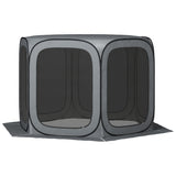 11 x 11ft Pop Up Screen Tent, UPF50+ Portable Camping Gazebo Screen House with Carry Bag