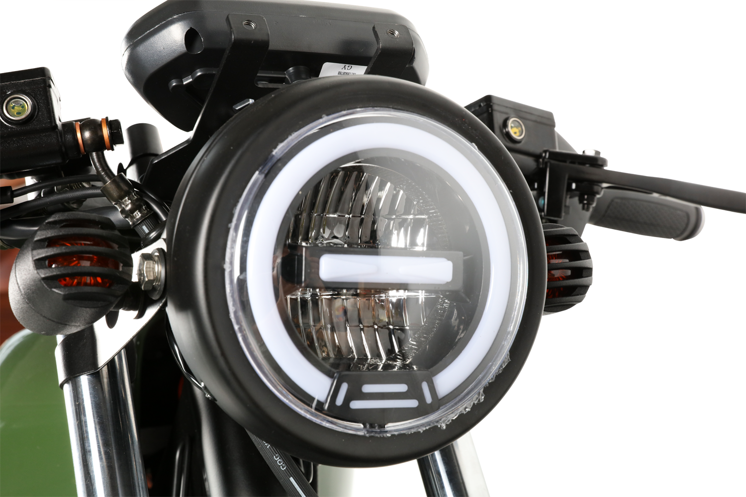 EMMO NOMADO Cafe Racer Electric Motorcycle - Removable SLA Battery - 40 - QS Torque Motor