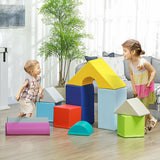 Soozier 11-Piece Kids Crawl and Climb Activity Play Set for Climbing, Crawling, Sliding, Multicolored