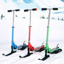 Load image into Gallery viewer, 2 in 1 Snow Scooter - Skis for Winter, Tires for Summer