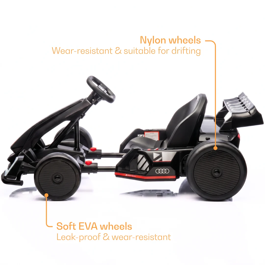 2026 24V Audi Drifter Go Kart for Age 6+